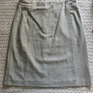 Banana Republic Light Gray Pencil Skirt
